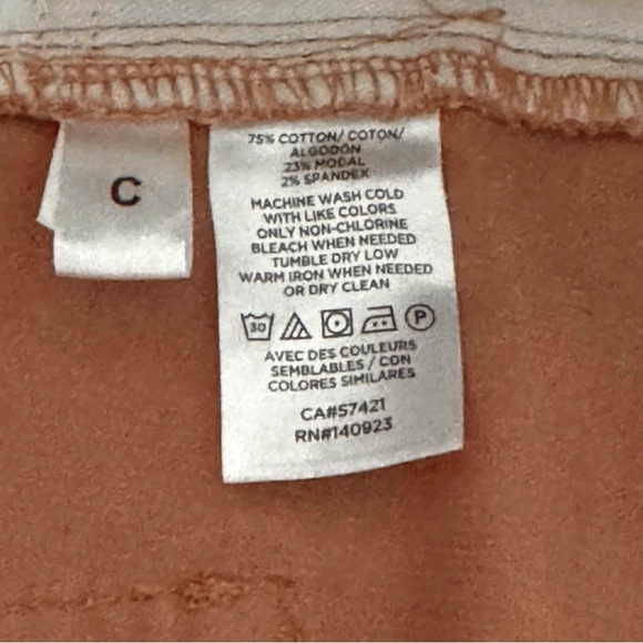 LOFT Size 30/10 Nutmeg High Waist Skinny Corduroy Jeans Cotton-Modal-Spandex - Picture 8 of 8